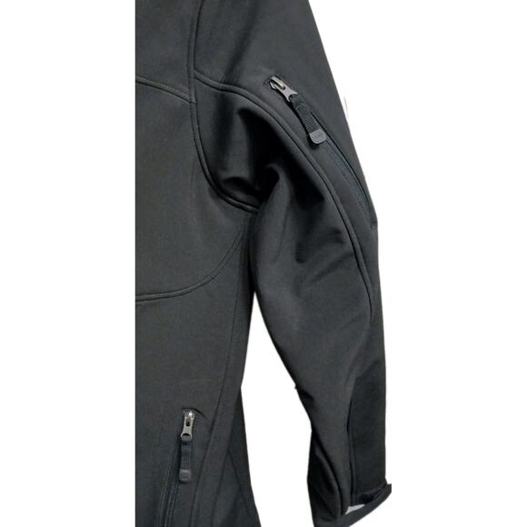 Free Country Odyssey II Flex Super Softshell Jacket XL Tall Black Zippers Coat - Picture 9 of 16